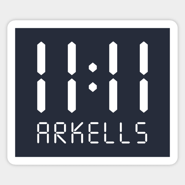 Arkells 11:11 Sticker by CS Designs